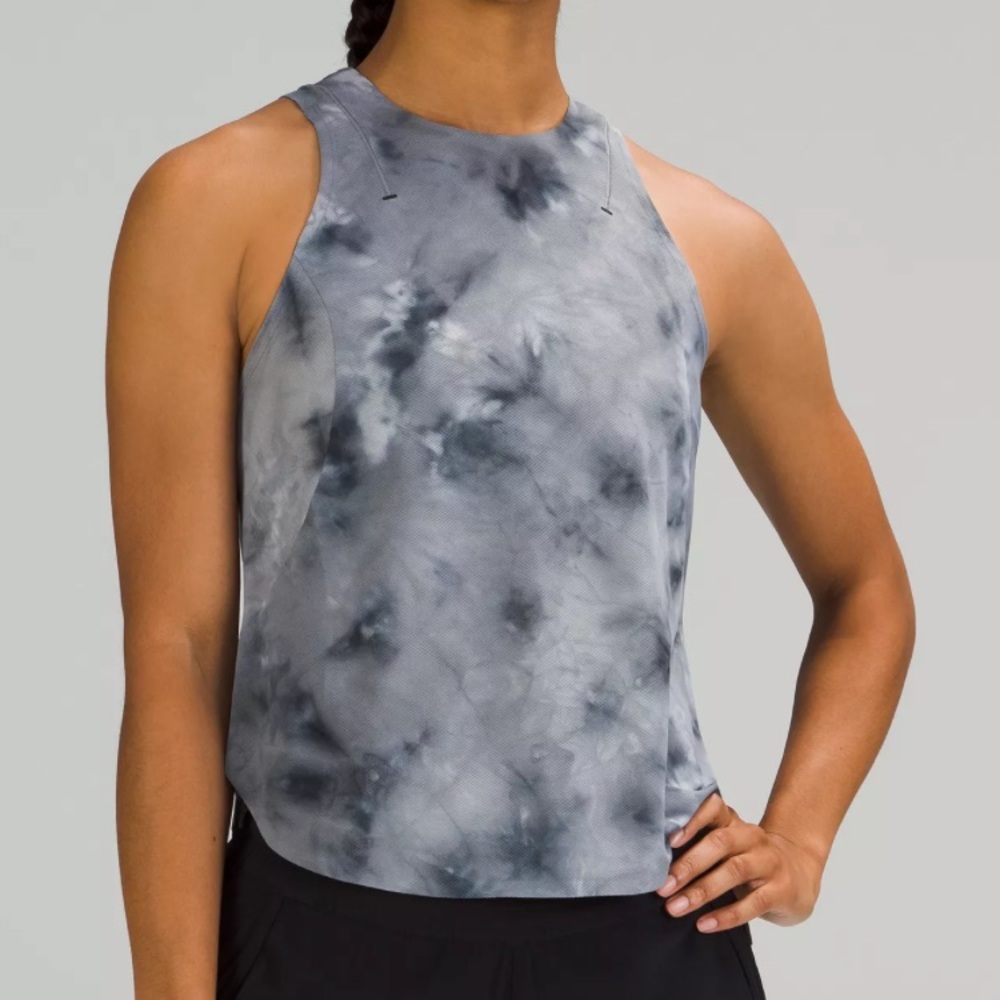Lululemon Lightweight Run Kit Tank Top Grey NWT Size 6